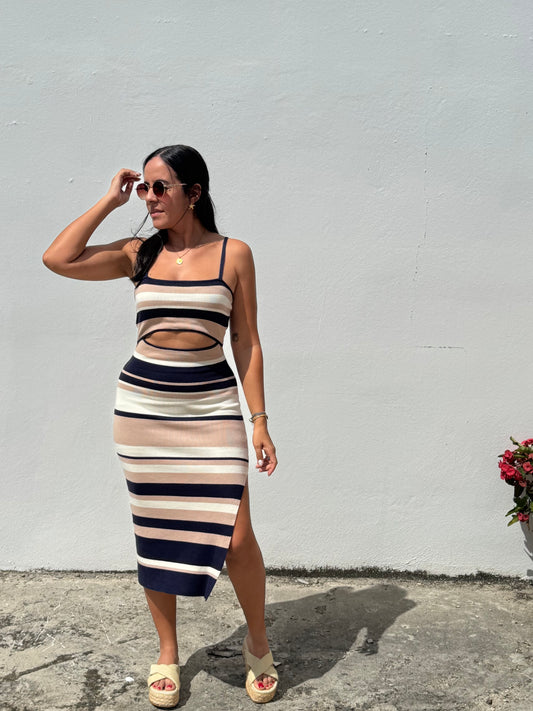 Navy Midi Dress