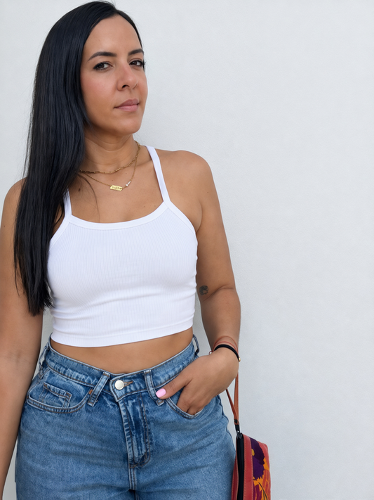 Essential Ribbed Crop Top