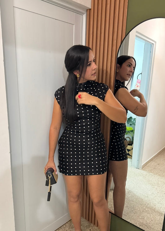 Polka Dot Mini Dress