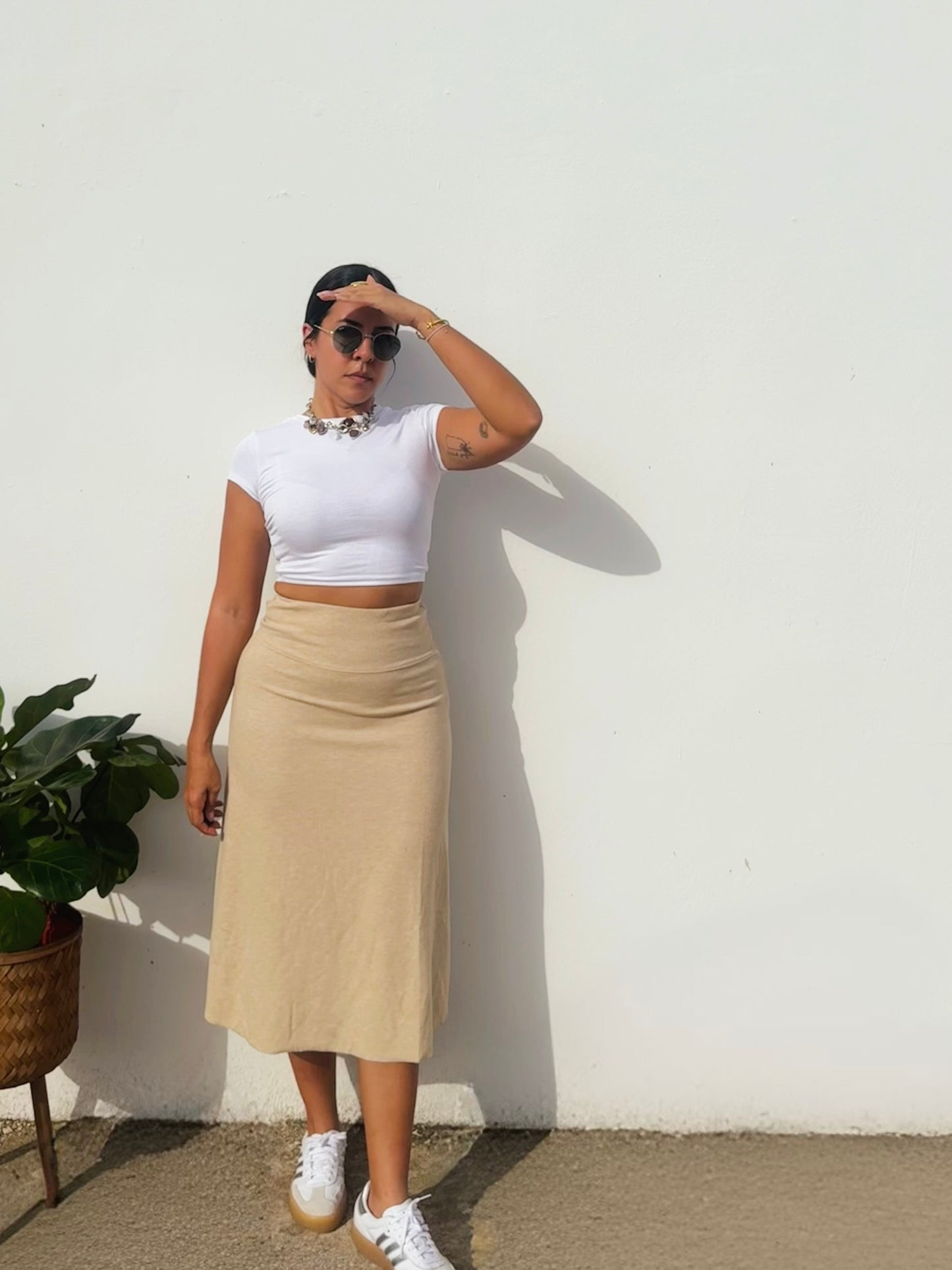 White Basic Top