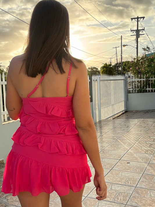 Pink Mini Dress