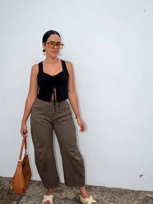 Relaxed Barrel Pants