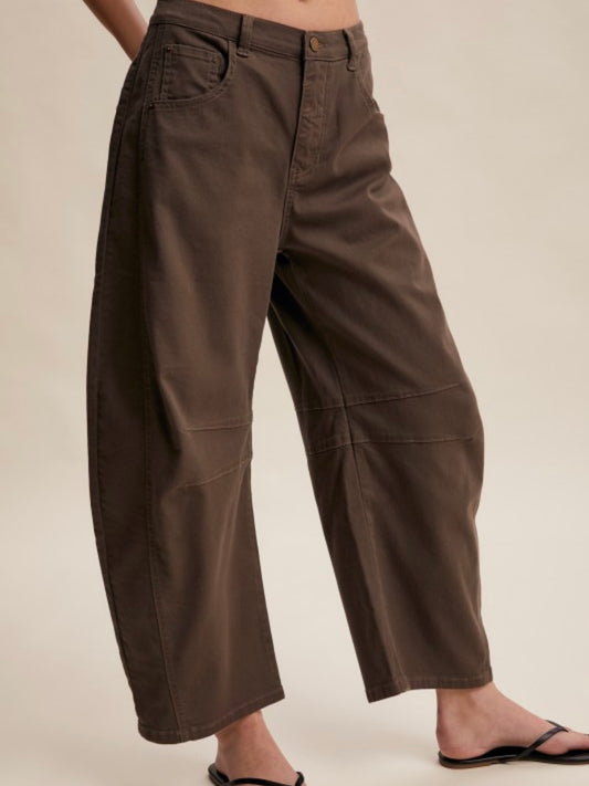 Relaxed Barrel Pants