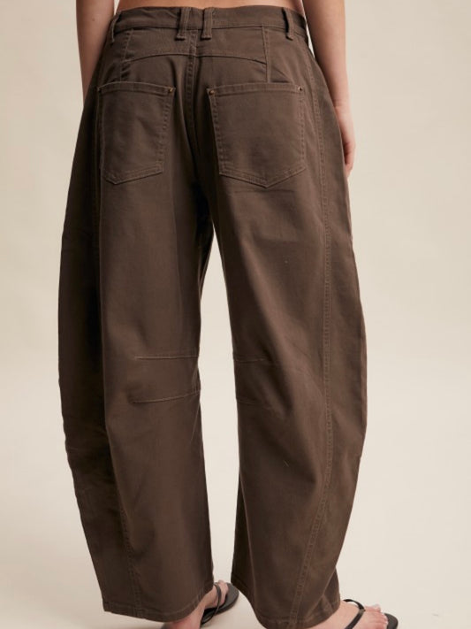 Relaxed Barrel Pants