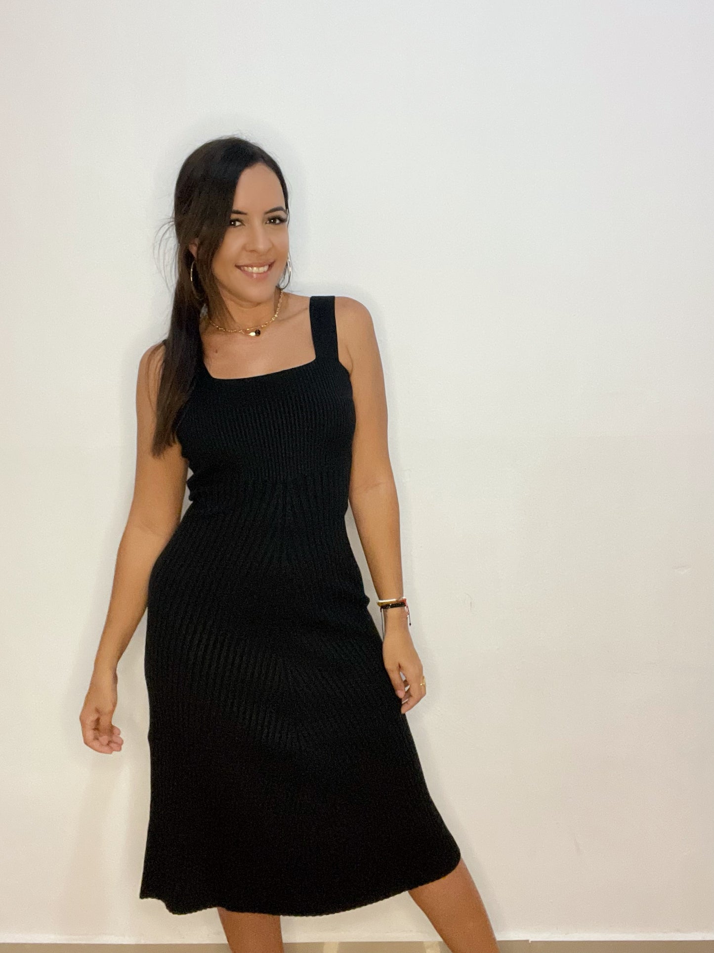 Loved Black Midi Dress