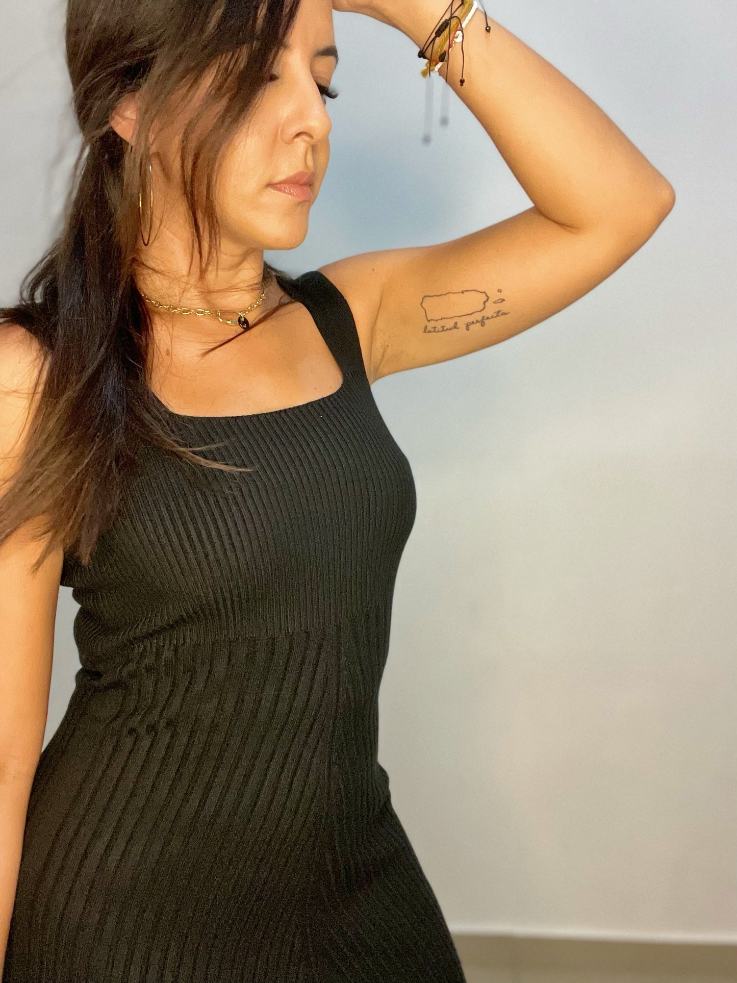 Loved Black Midi Dress