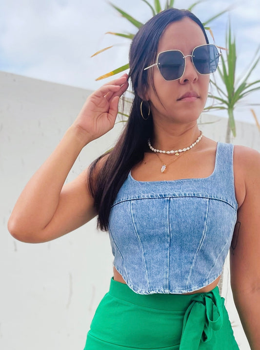 Denim Perfect Top