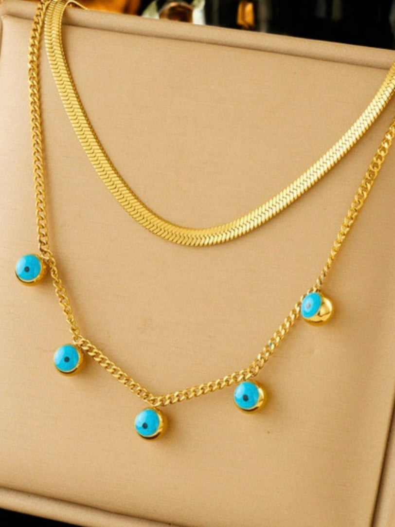 Evil Eye Turquoise Necklace