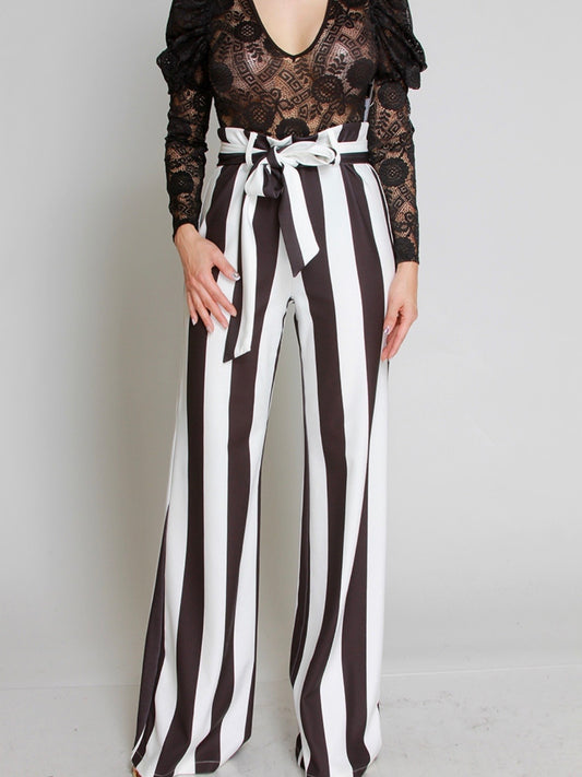 White and Black Pant