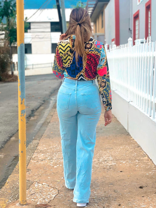 Wide Leg Light Jean