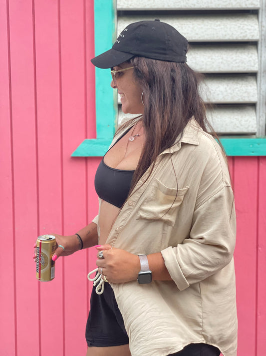 Taupe Button Down Shirt