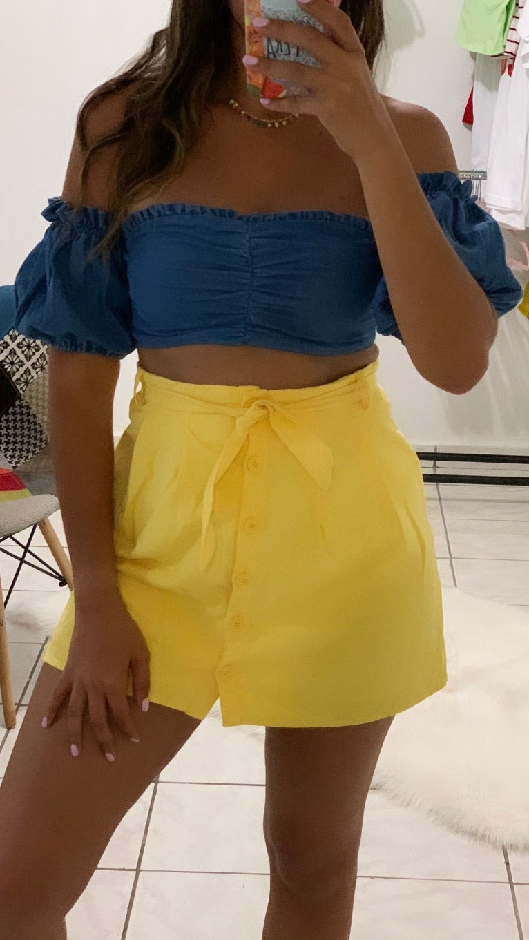 Denim Crop Top