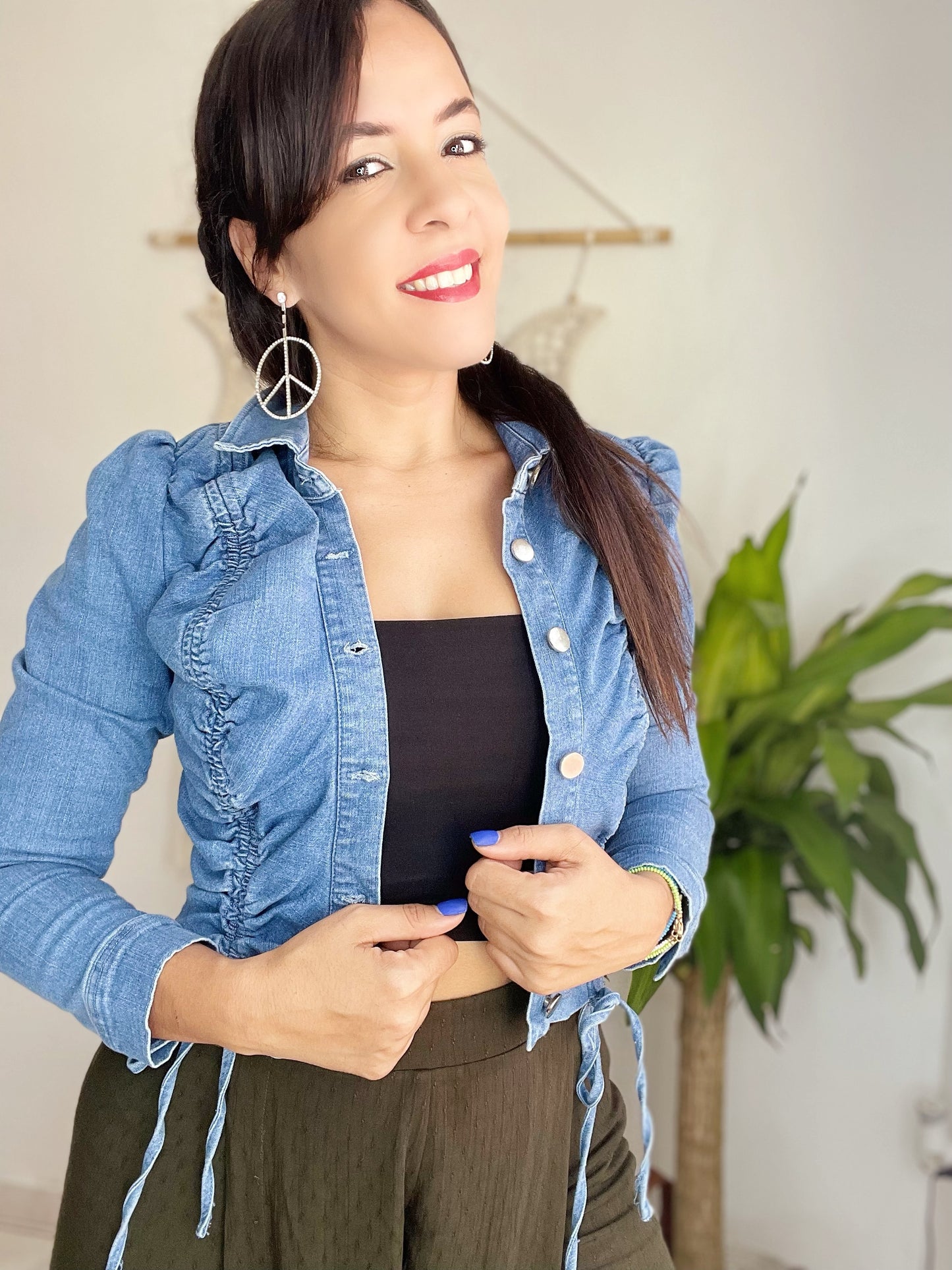 Tracy Love Denim Top