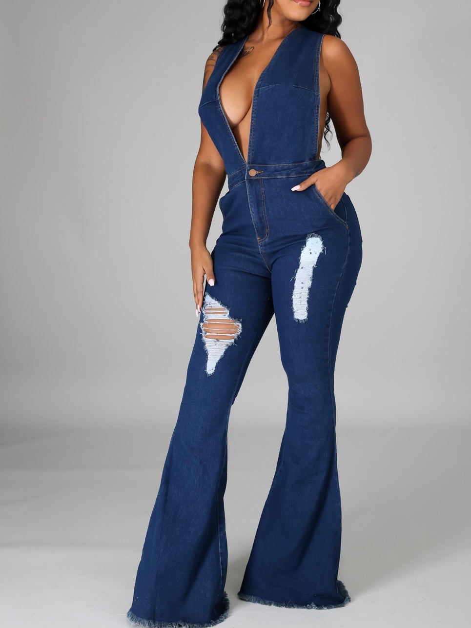 Dark Denim Overall