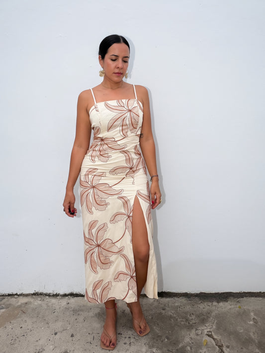 Embroidered Floral Dress