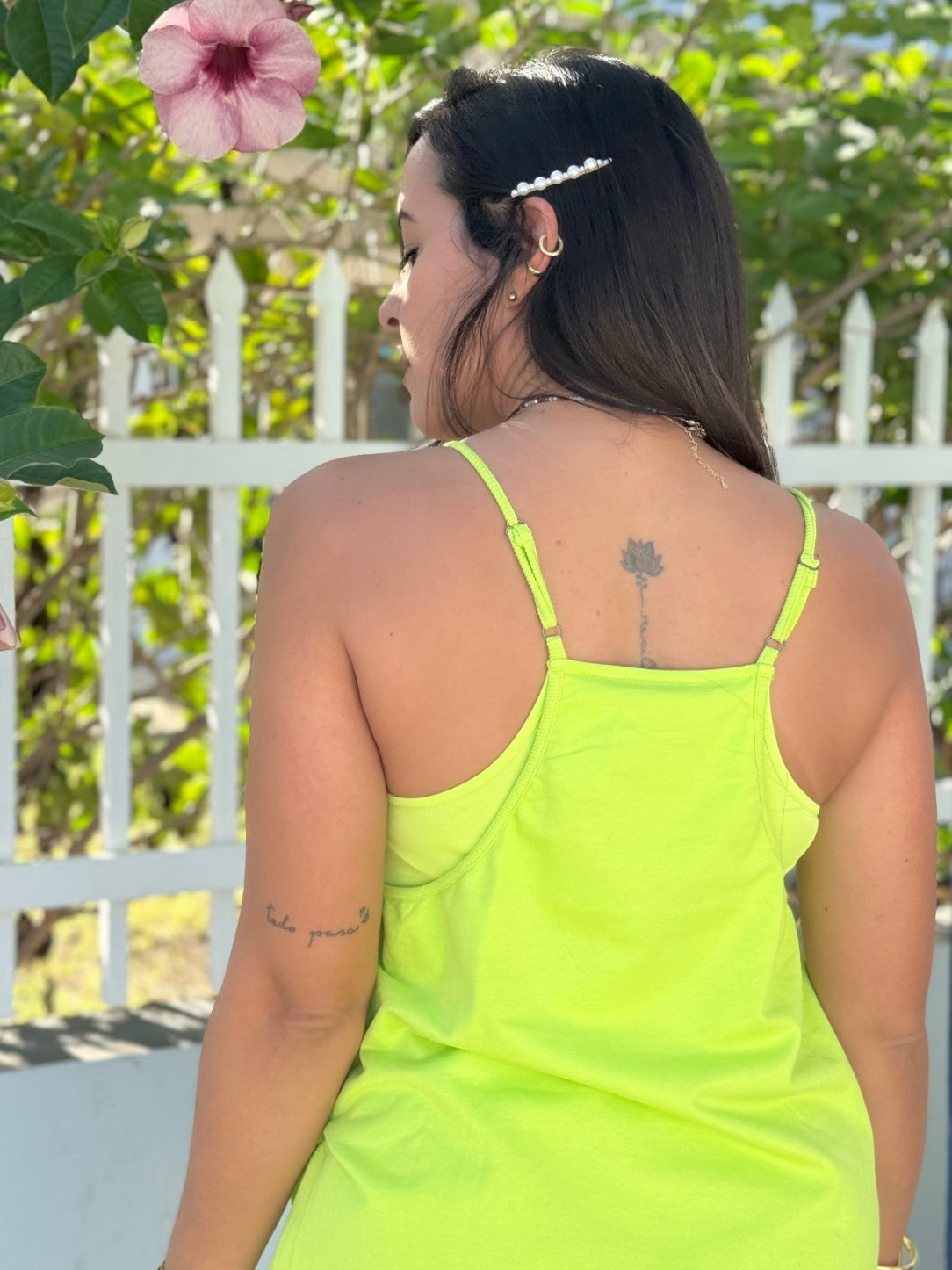 Lime Green Sporty Mini Dress