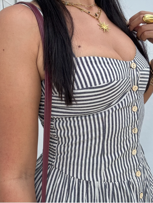 Striped Summer Mini Dress