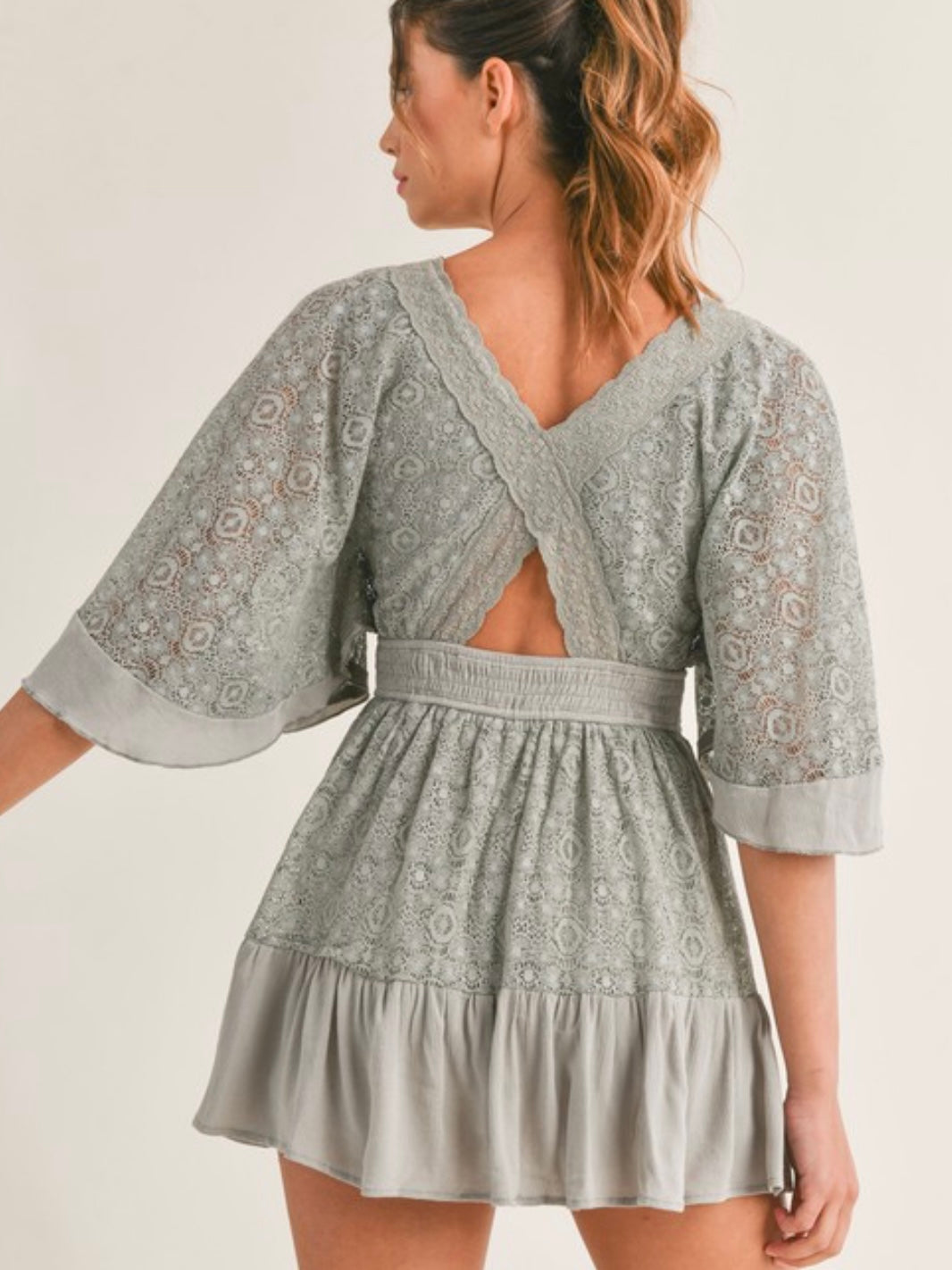Cute Sage Romper
