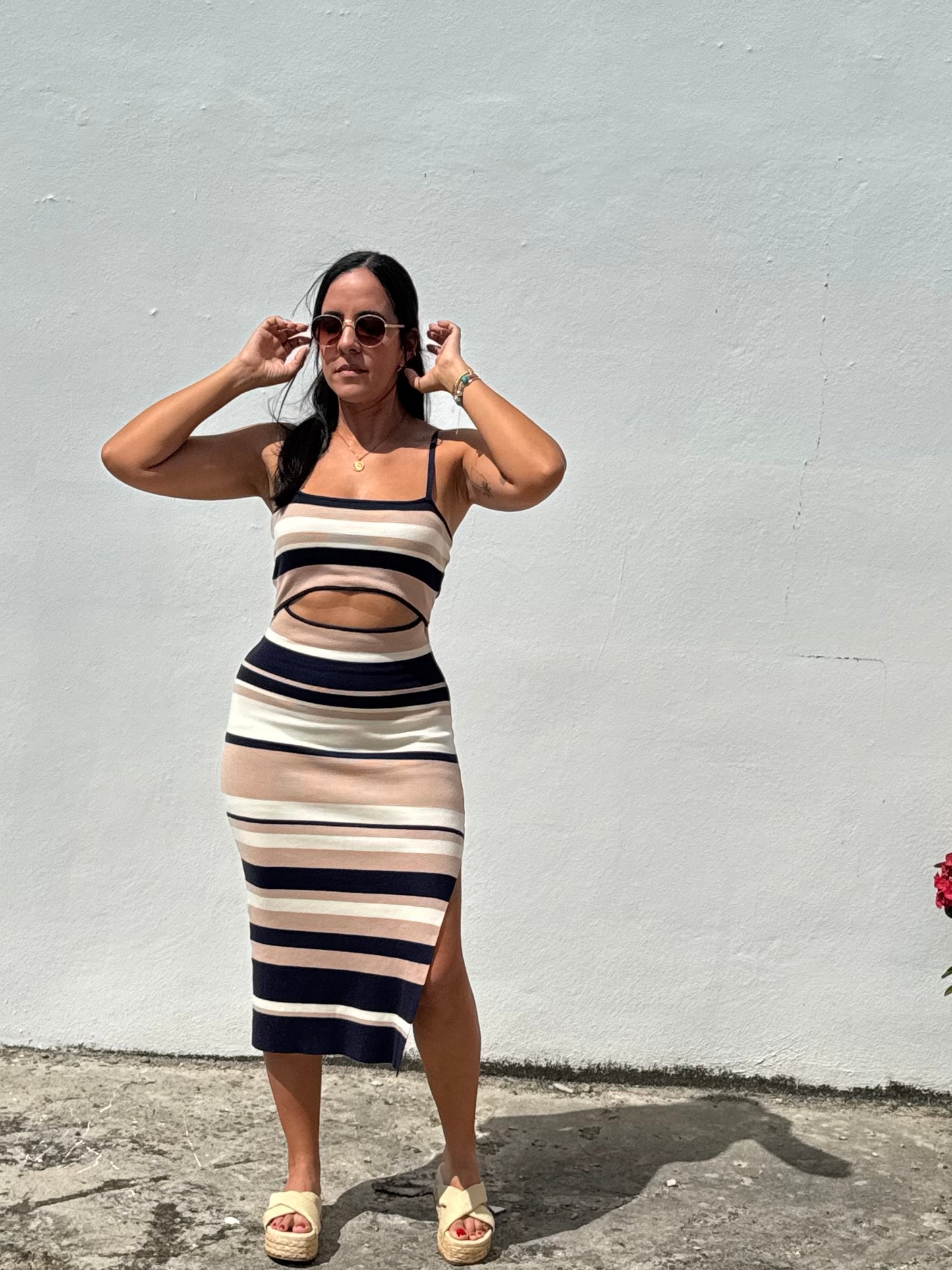 Navy Midi Dress