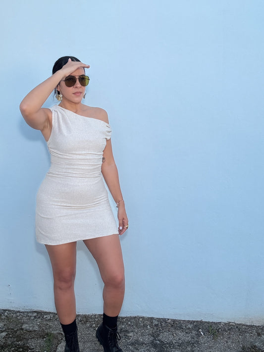 Asymmetric Mini Dress