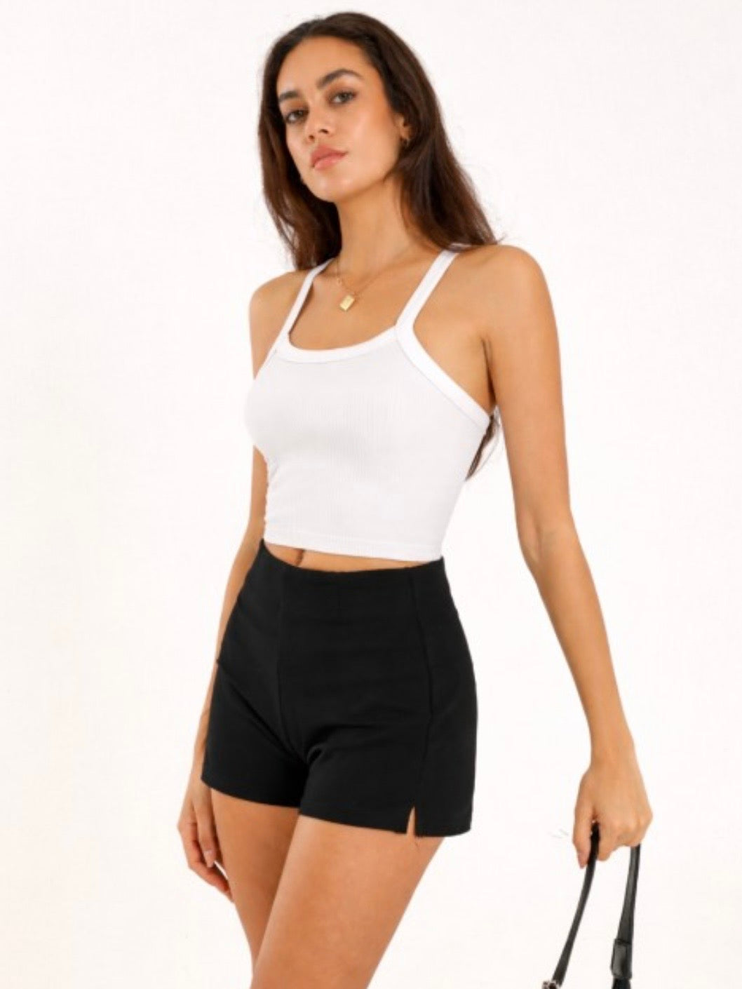 Essential Ribbed Crop Top