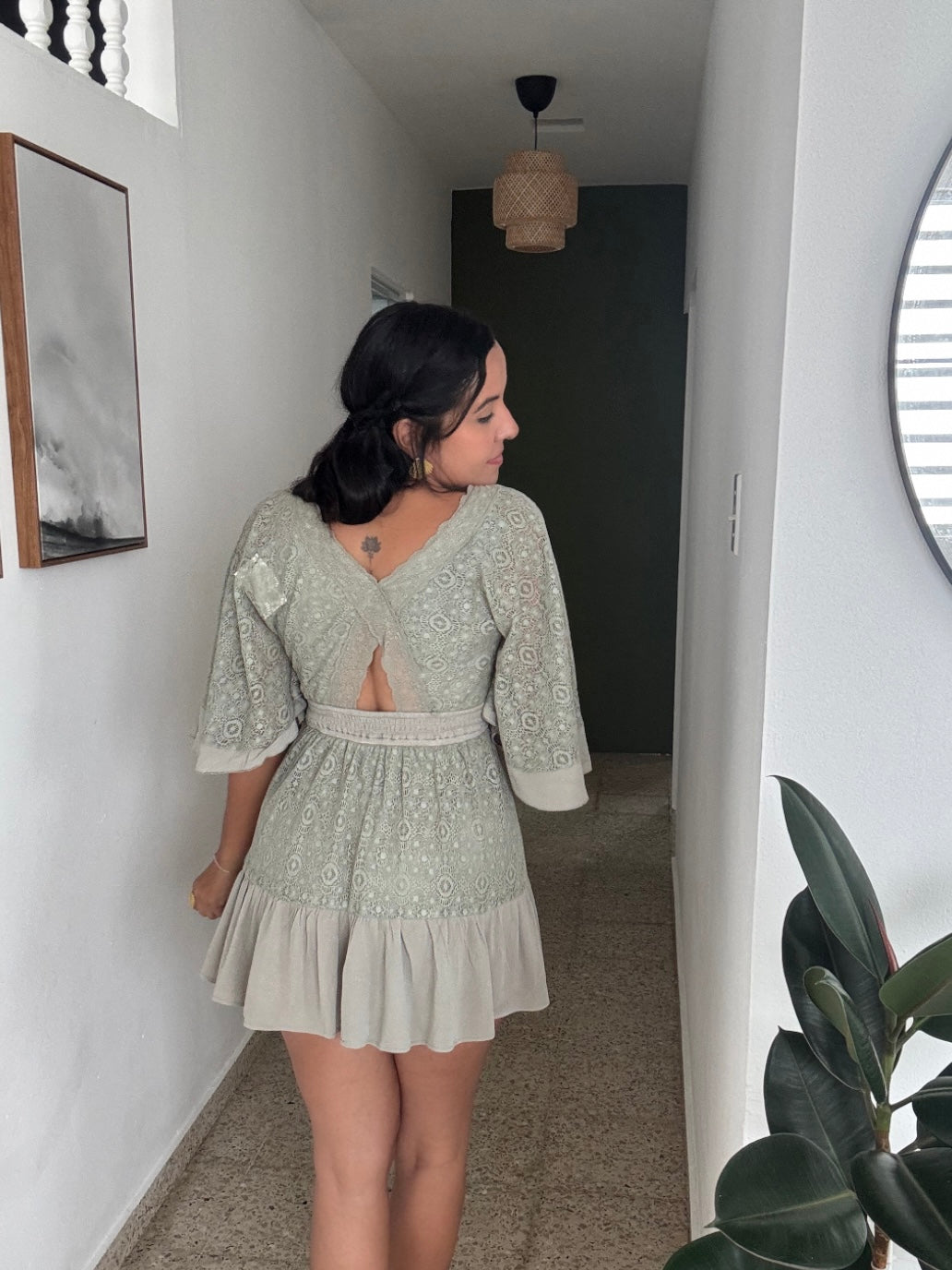 Cute Sage Romper