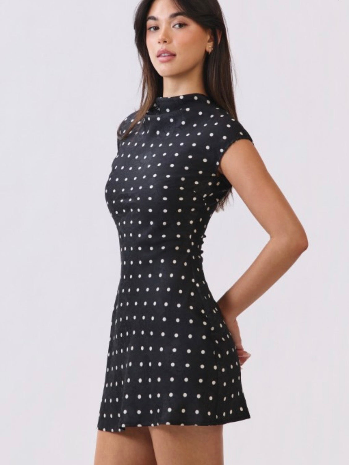 Polka Dot Mini Dress