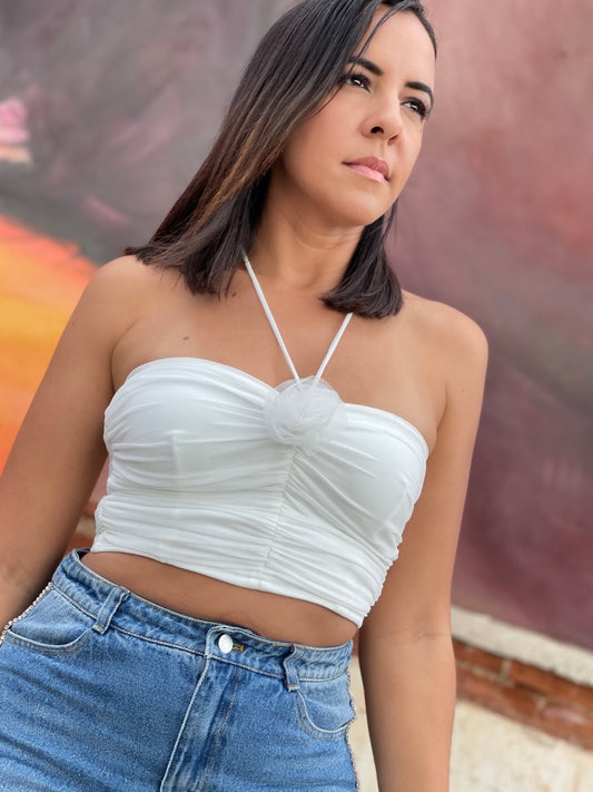 White Rose Top lo