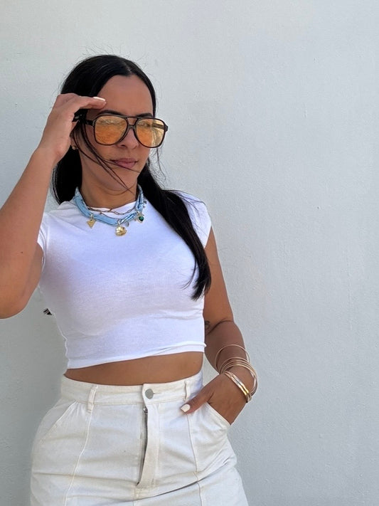 White Basic Top