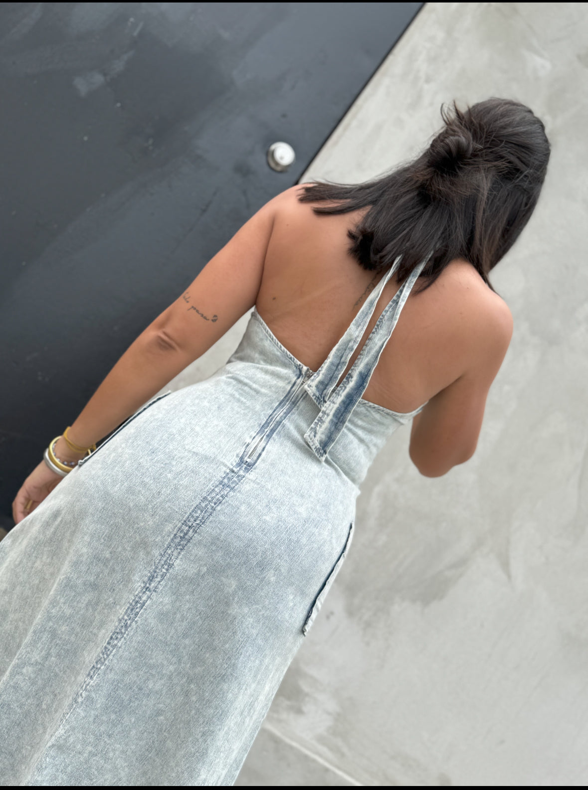 Denim Midi Dress