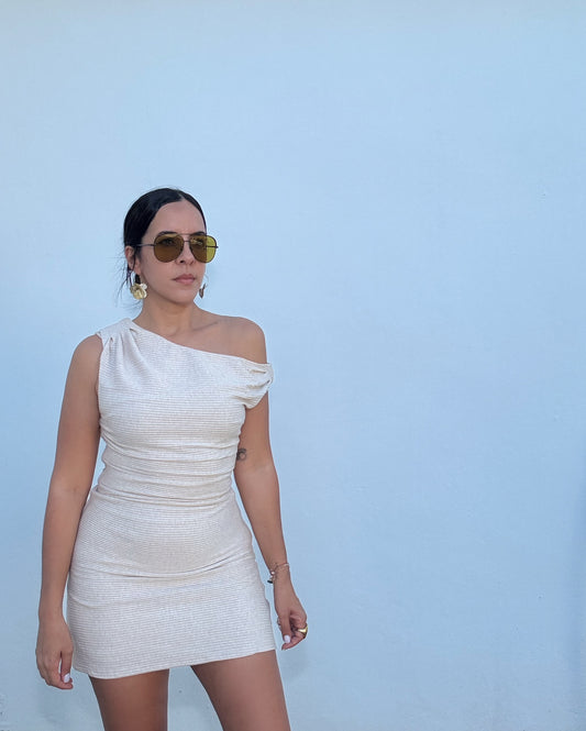 Asymmetric Mini Dress