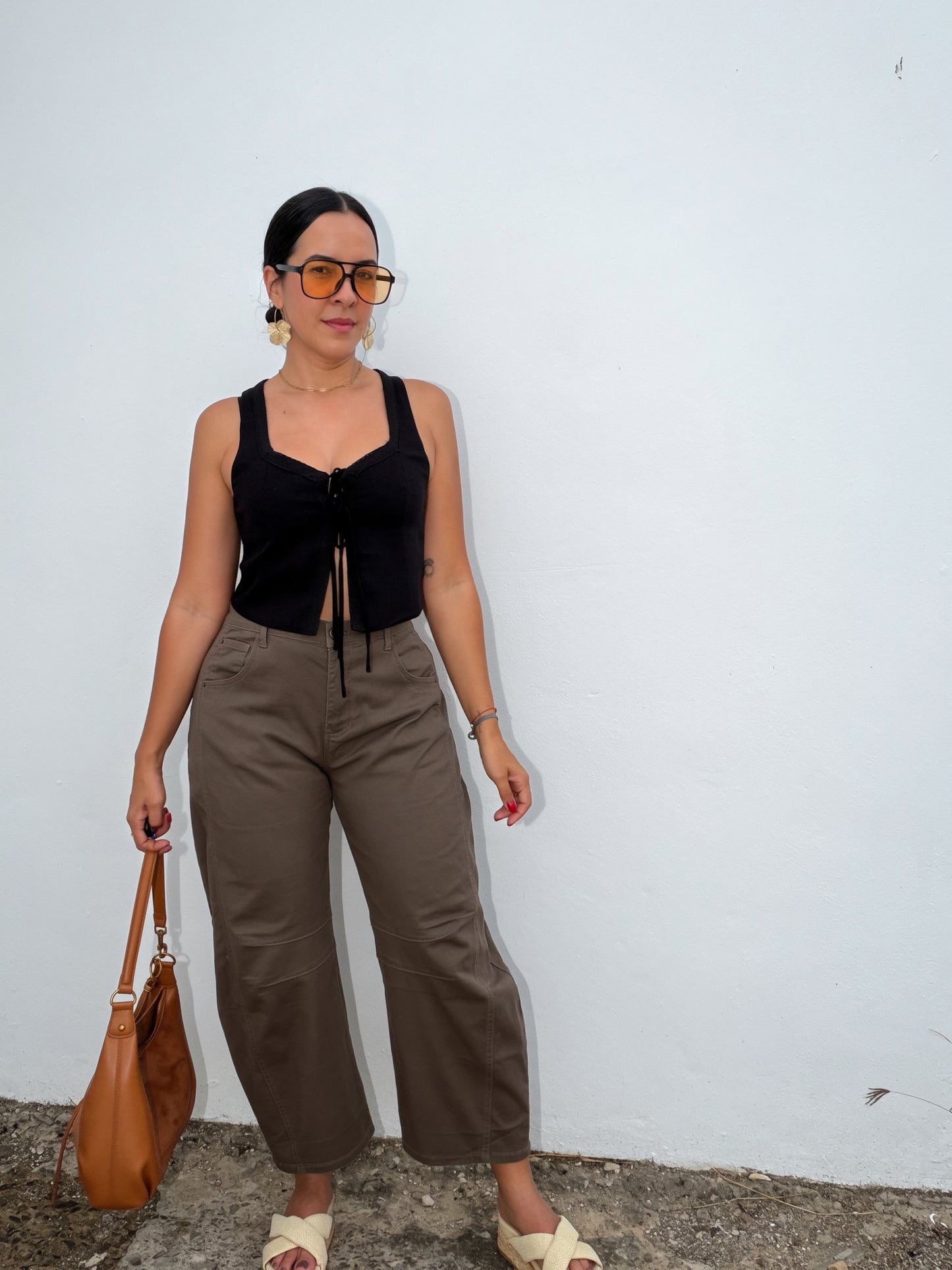 Relaxed Barrel Pants