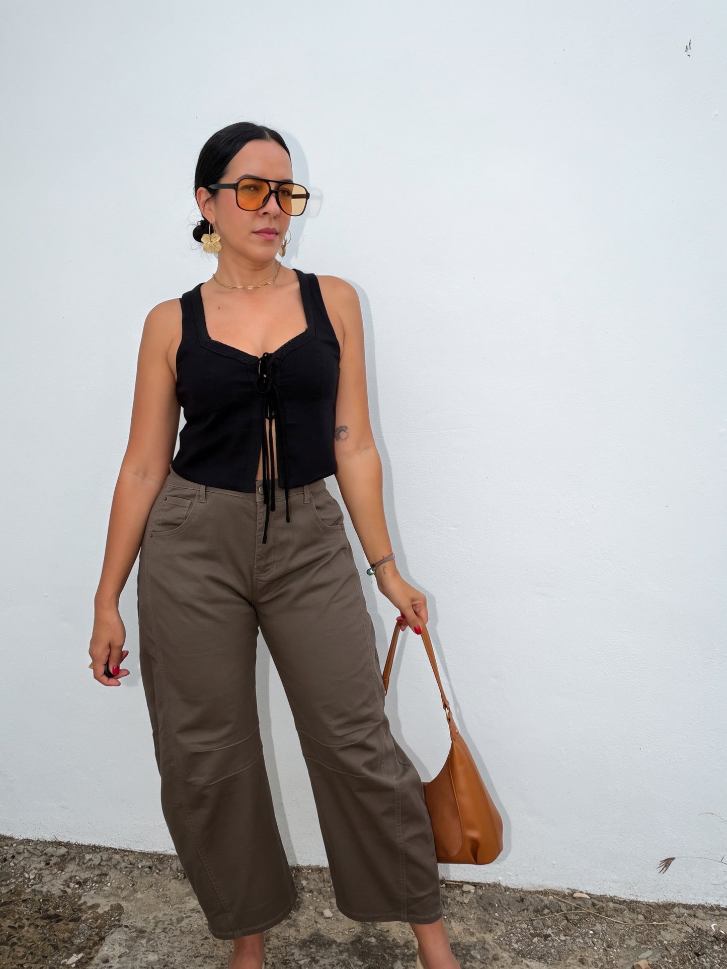Relaxed Barrel Pants