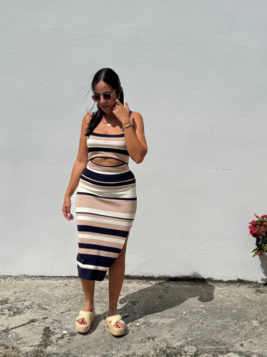 Navy Midi Dress