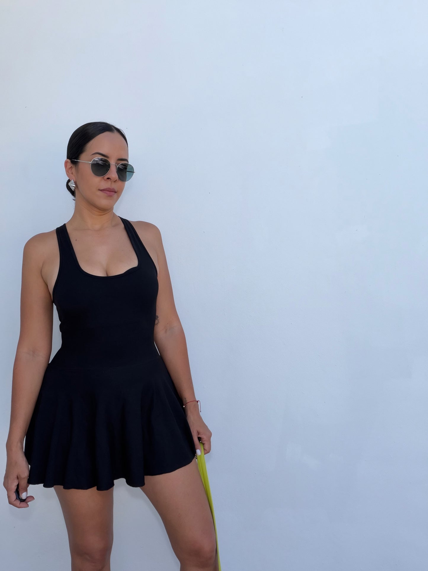 Black Sporty Chic Dress