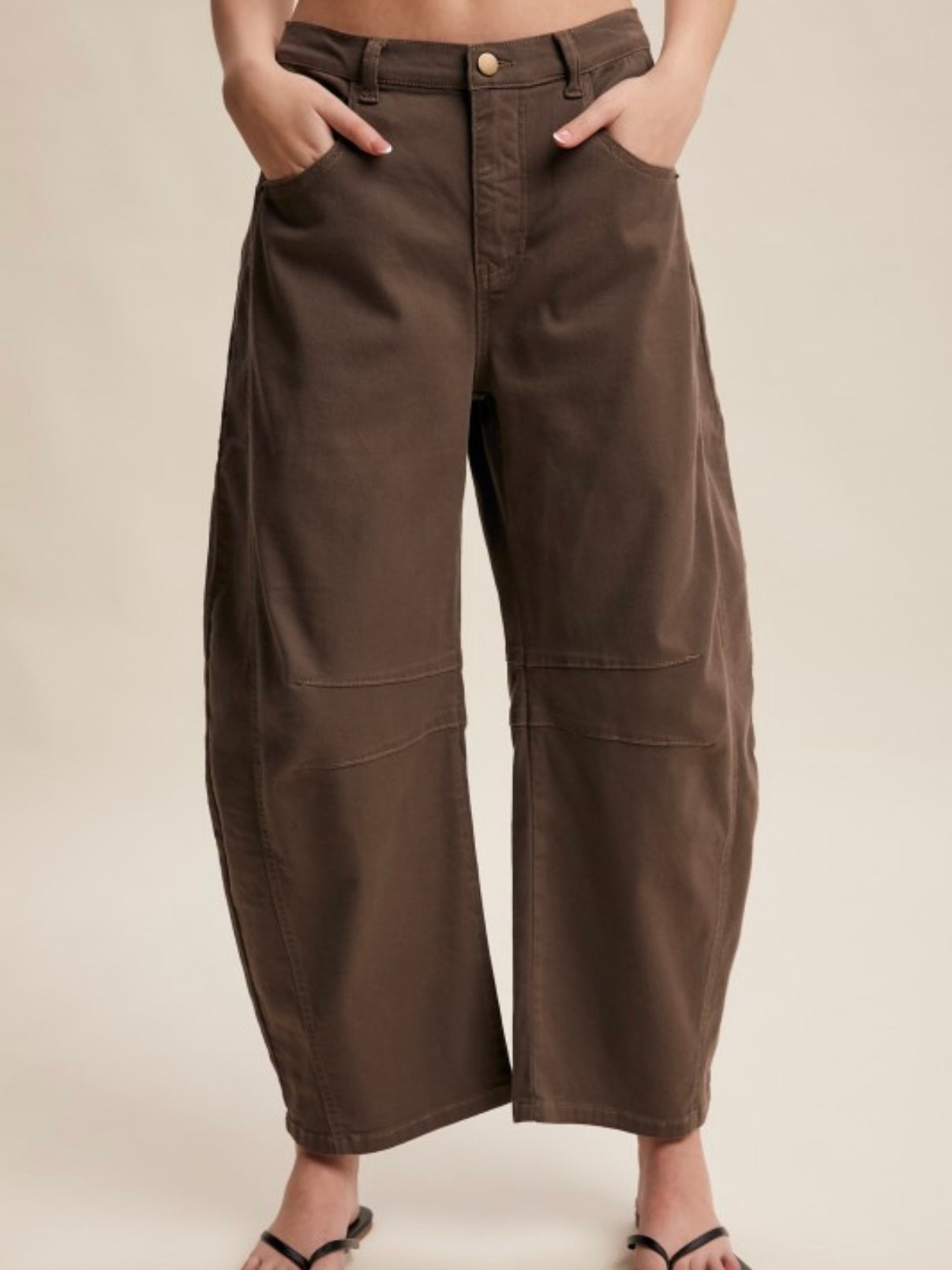 Relaxed Barrel Pants