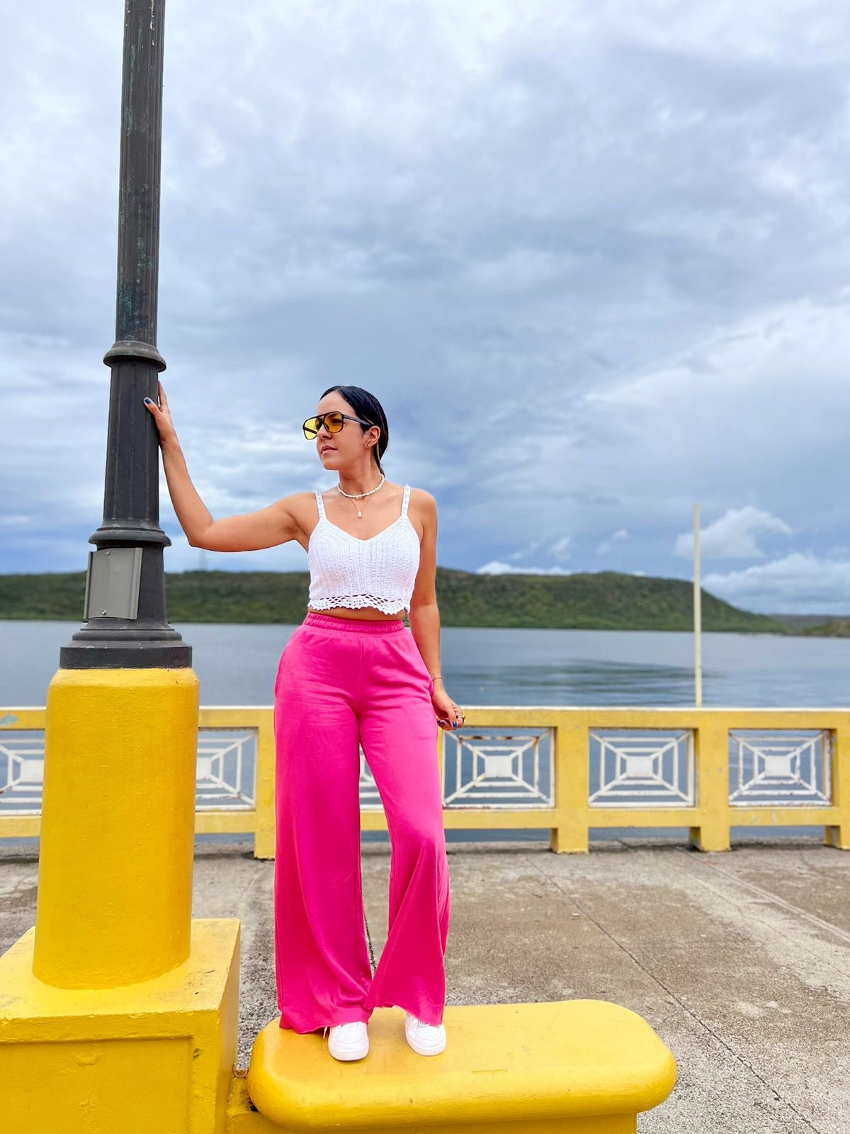 Pink Palazzo Jogger