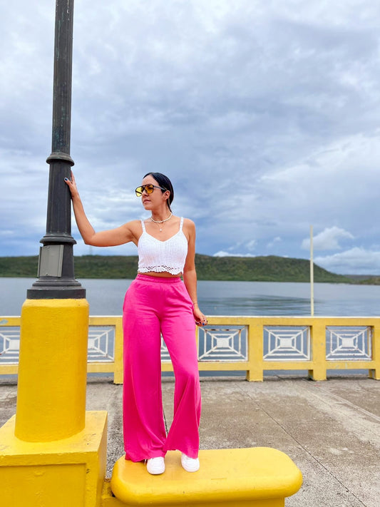 Pink Palazzo Jogger