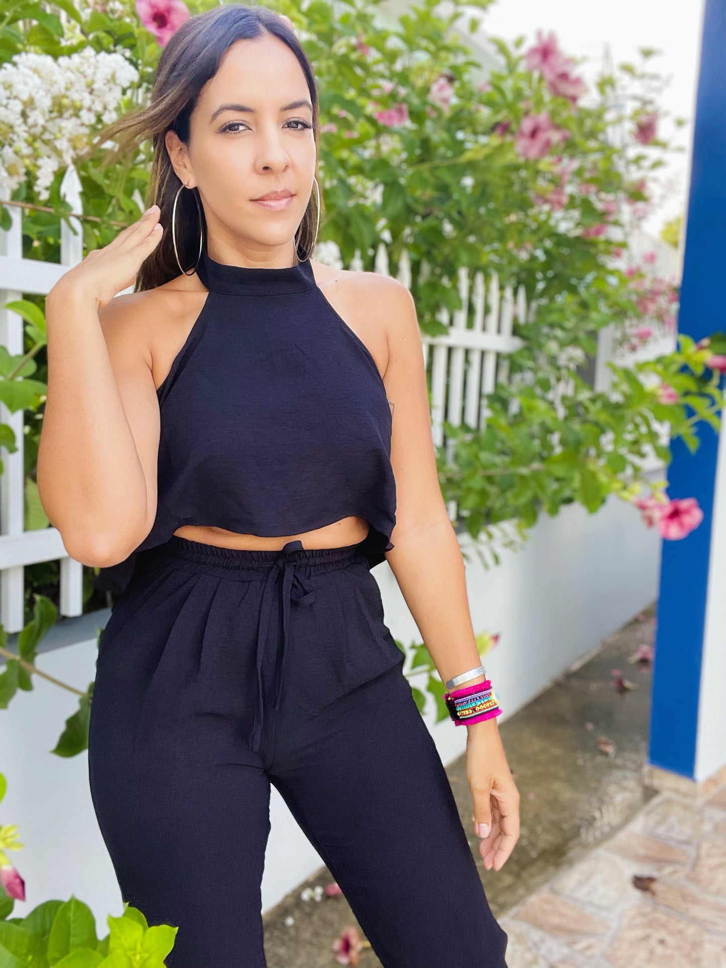 Top & Jogger Black Set