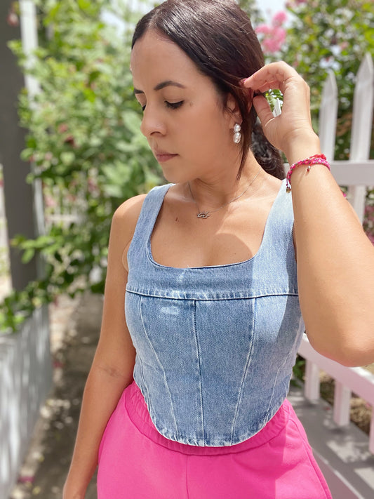 Denim Perfect Top