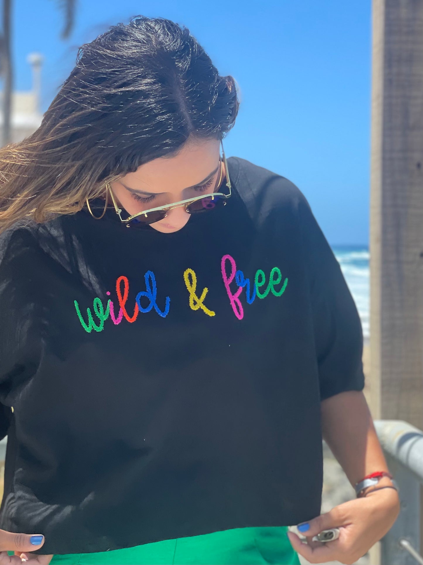 Wild & Free Crop Tee