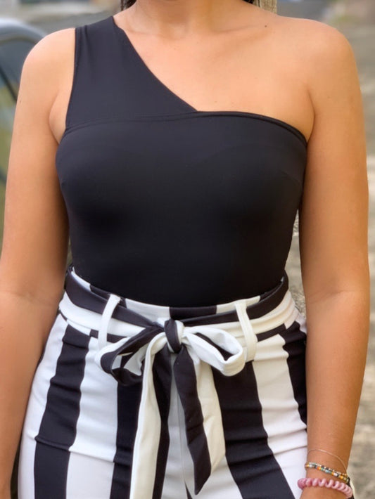 Chic Black Bodysuit