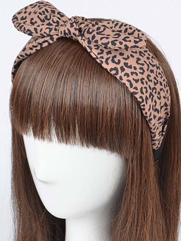 Leopard Head Band