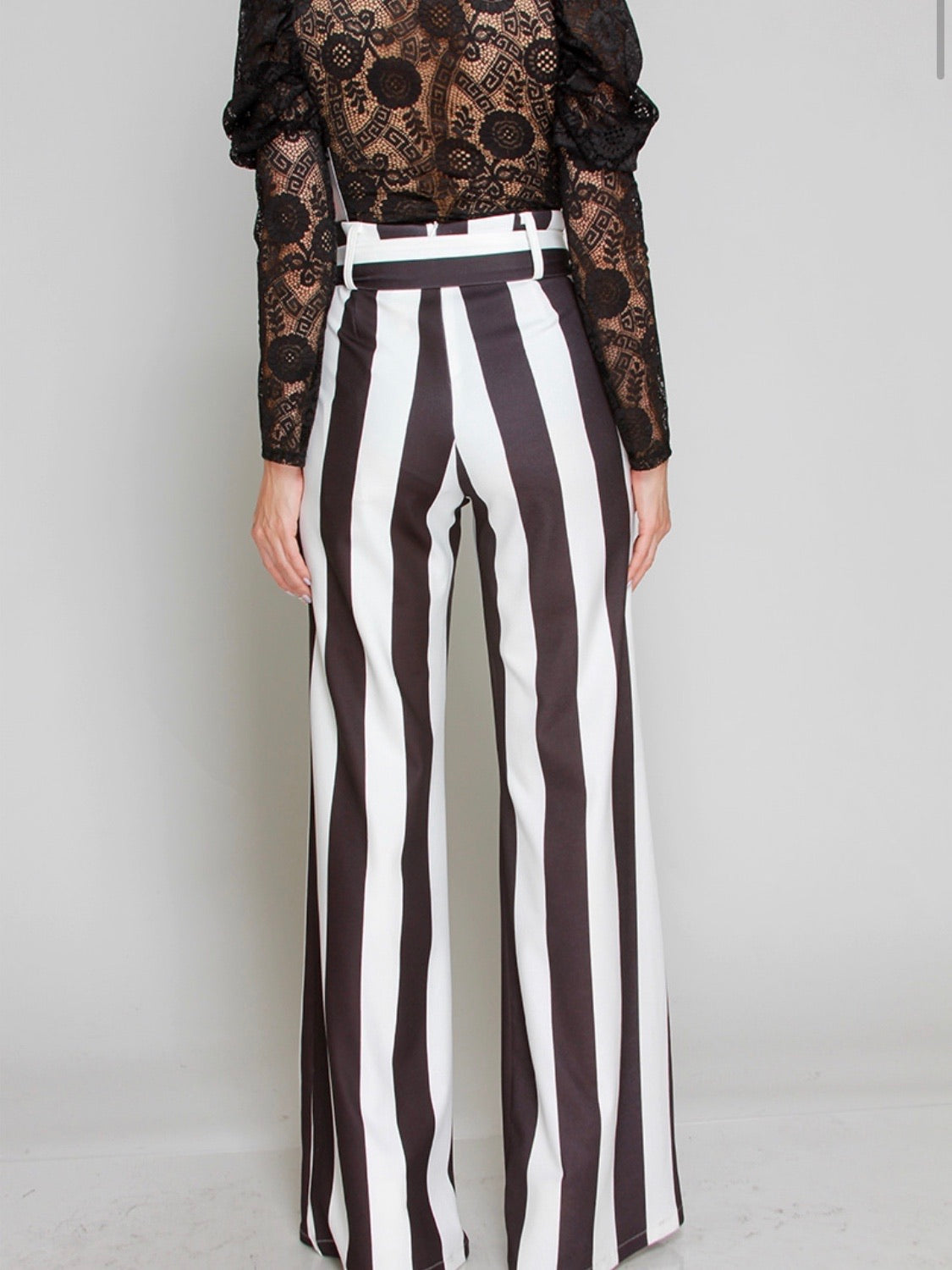 White and Black Pant