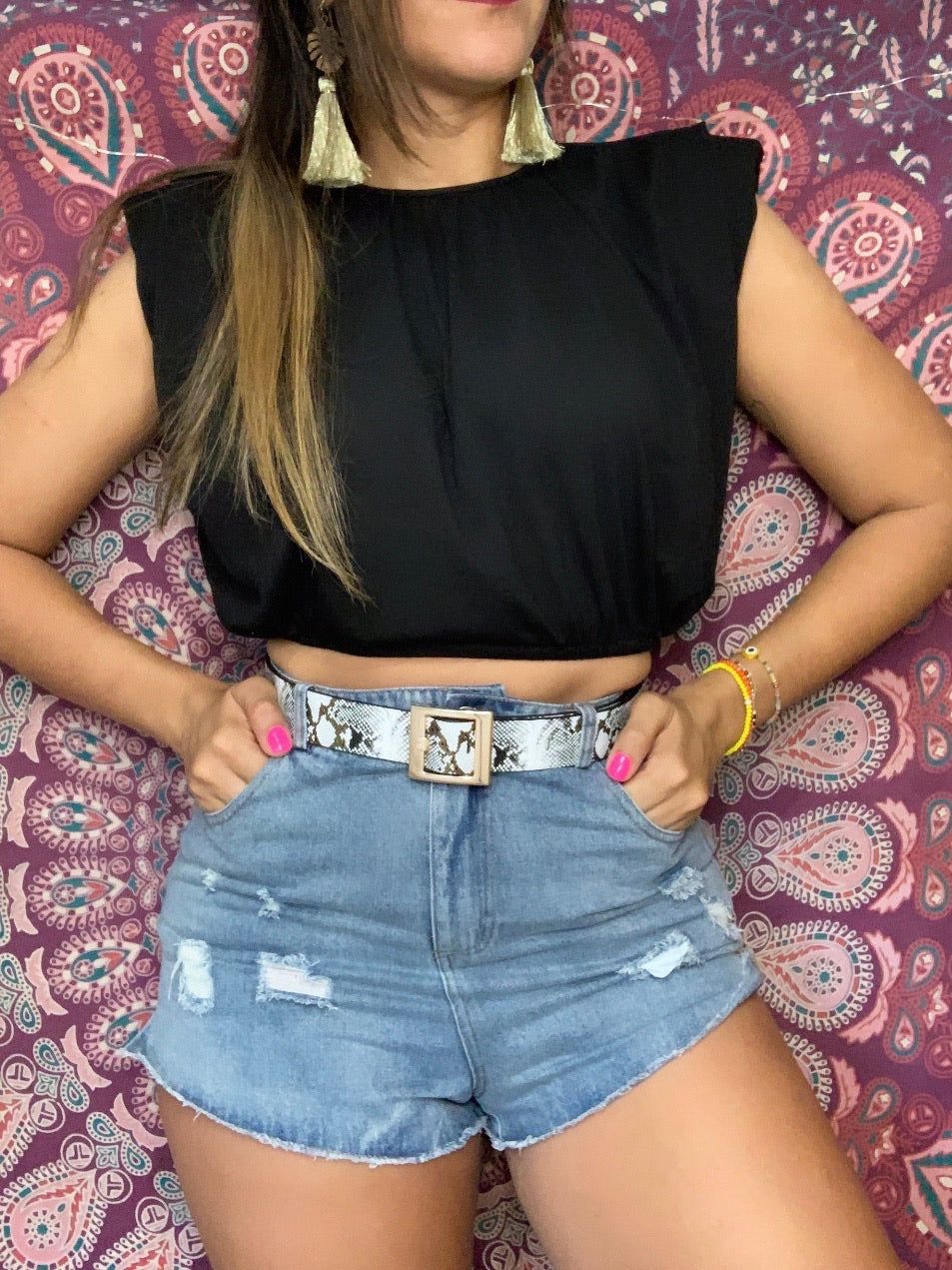Denim Basic Shorts