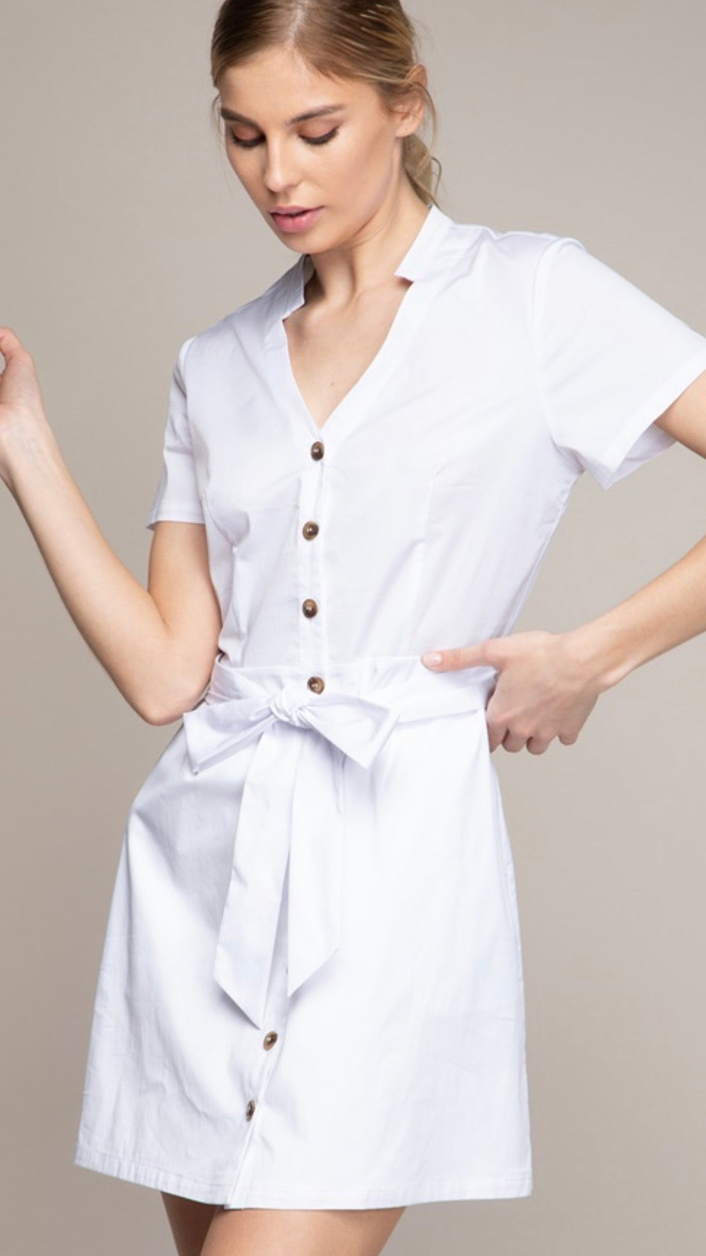 Hope White Dress