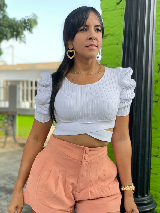 Puff White Top