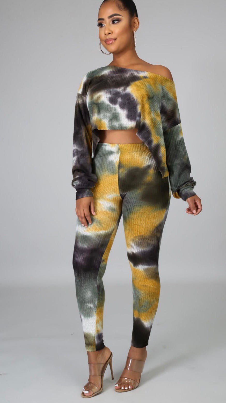 Green Tie Dye Set