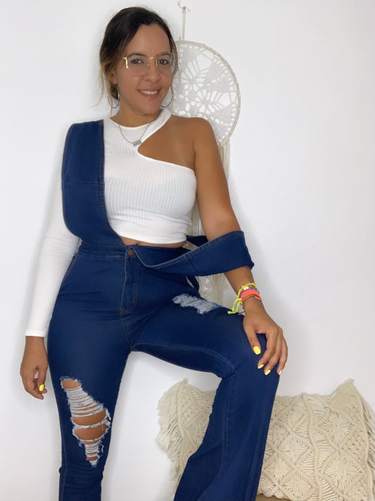 Dark Denim Overall