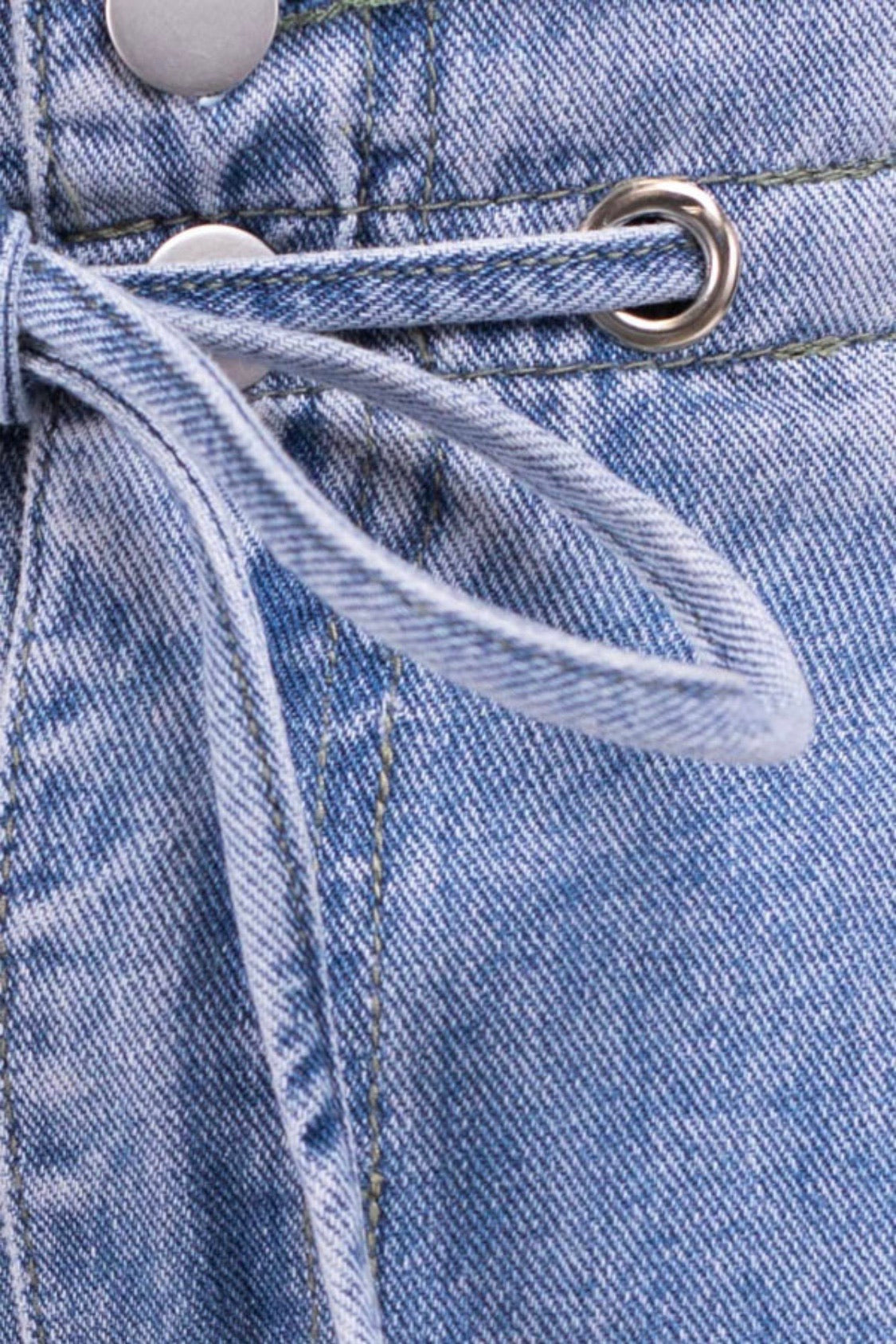 Paper Bag Denim Short